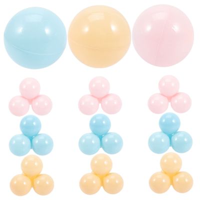 ERINGOGO 50Pcs Round Ocean Balls for Ball Pits Swimming Pools and Trampoline Rooms Creative Play for Developing Hand Eye Coordination