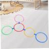 BESTonZON Kids Hopscotch Ring Set Portable Outdoor Game for Agility Training 10-Piece Connectors and Hoops for Play Area Fun for Boys and Girls Balance Exercises view 4