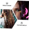 DECOMELODY 33Pcs Dreadlocks Hair Accessories Wire Wrapped Hair Beads for Braids Lightweight Easy to Use for DIY Hair Styling Decoration view 3