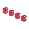 CoudarTitie 4 Pieces Shock Cap Protector Accessories for 1/14 380, Red view 1