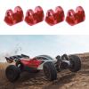 CoudarTitie 4 Pieces Shock Cap Protector Accessories for 1/14 380, Red view 4