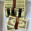 Chinese Joss Paper Money Bundle, Traditional Heaven Bank Notes, Yellow and Green, 80 Pieces Pack, Ancestral Offerings (2400) view 2