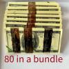 Chinese Joss Paper Money Bundle, Traditional Heaven Bank Notes, Yellow and Green, 80 Pieces Pack, Ancestral Offerings (2400) view 3