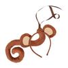BESTonZON 1Set Jungle Party Monkey Costume Set of Monkey Ears Headband Tail Kit Soft Lightweight Cosplay Props for Festivals Plays Animal Themed Events view 1