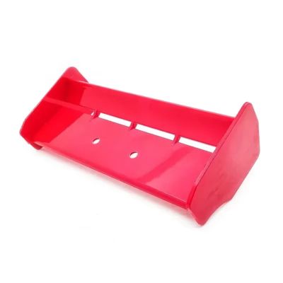 Compatible with HSP 94106 94107 94166 1/10 RC for Racing Car Off-Road for Buggy Truck S279 Plastic Rear Spoiler Tail Wing RC Car Accessories(Red)