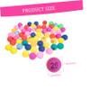 BESTonZON 60Pcs Lottery Balls for Raffle Draws Seamless Plastic Game Balls for Parties Events and Games view 2