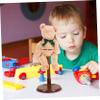 LIFKOME Vertical Doll Stand Sturdy Display Rack for Dolls Action Figures and Bears Creative Design with Stable Base for Home Decor and Easy Display view 4