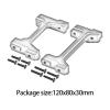 BOQEXSS for TRX4M 1:18 Front Rear Bumper Mount Easy to Install DIY Parts Aluminum Alloy Replacement Crawler Vehicles Model Car for Hobby Rc Bumpers(Red) view 3
