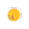 DECHOUS 60PCS Colorful Number Lottery Balls for Raffle Games Plastic Table Tennis Style for Party Activities and Drawings view 2