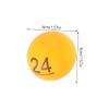 TOGEVAL Colorful Number Balls 1-60 Set for Raffle and Bingo Games Sturdy Plastic Lottery Balls for Party Supplies and Events 60-Piece Non-Seamless Game Props view 2