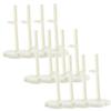Abaodam 12Pcs Doll Display Stands Stable Mini Figure Holders for Dolls for Safe Display Shelves Tables and Cabinets view 1