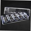 NUOBESTY Multi Function Poker Chip Holder Transparent Storage Box for Chips Convenient Organization Easy Access for view 2