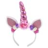 Healvian Unicorn Party Headband Cute Decorative Costume Hair Accessory for Festivals Birthdays and Theme Parties Lightweight Eye Catching Unicorn Headdress for view 1