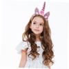 Healvian Unicorn Party Headband Cute Decorative Costume Hair Accessory for Festivals Birthdays and Theme Parties Lightweight Eye Catching Unicorn Headdress for view 4