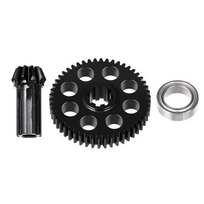 MYHWDRNU RC Car Parts Compatible with MJX 14210 14209 16208 1/14 1/16 RC Car Truck Upgrade Parts 40CR Steel 10T+50T Differential Gear