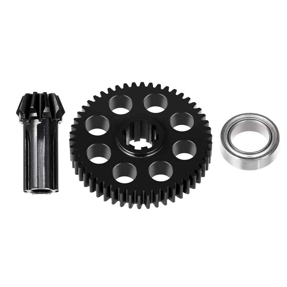 MYHWDRNU RC Car Parts Compatible with MJX 14210 14209 16208 1/14 1/16 RC Car Truck Upgrade Parts 40CR Steel 10T+50T Differential Gear