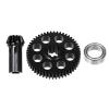 MYHWDRNU RC Car Parts Compatible with MJX 14210 14209 16208 1/14 1/16 RC Car Truck Upgrade Parts 40CR Steel 10T+50T Differential Gear view 1