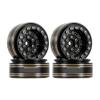 1.3 Inch Brass Beadlock Wheel Rims W1305 Compatible with 1/24 1/18 Scale RC Crawler Cars Compatible with Various Off Road Remote Control Vehicles view 1