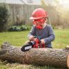 Arrowbash Toy Chainsaw Set for Kids, Outdoor Electronic Chainsaw Tool Set with Masks Toy Helmet and Earmuffs, Realistic Sound and Safe ABS, 4 Pcs Gardening Summer Gift for Boys Girls view 3