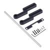 1/18 Scale RC Crawler Car Aluminum Front Bumper Compatible with Style Off Road Vehicle Accessories Parts(Black) view 1