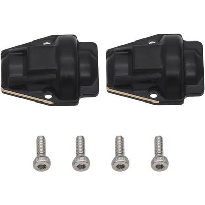 15g Black Coating Brass Diff Cover Compatible with 1 18 Scale RC Crawler Compatible with Ascent 18 Model Upgrade Parts Differential Cover Replacement