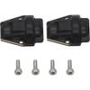 15g Black Coating Brass Diff Cover Compatible with 1 18 Scale RC Crawler Compatible with Ascent 18 Model Upgrade Parts Differential Cover Replacement view 1