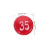 CAXUSD 1Pack Colored Raffle Balls Number Balls for Party Activities Lottery and Board Games Easy to Find Reusable Lightweight Design view 2
