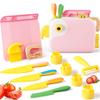 Toddler Girl Cooking Set with Storage Box-Girls Pink Kitchen Set,Safe PP Material Baby Girl Montessori Kitchen Tools for Real Cooking,Dishwasher Safe,Fun Bird-Shaped Little Chef Set view 1