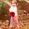 Arrowbash Toy Leaf Blower Set for Kids, Outdoor Electronic Leaf Blower Tool Set with Masks Toy Helmet and Earmuffs, Realistic Sound and Safe ABS, 4 Pcs Gardening Summer Gift for Boys Girls view 4