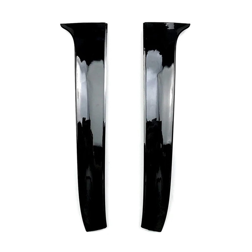 2Pcs/Set Gloss Black Rear Window Side Spoiler Fuard Trim Cover LH&RH Fit Compatible For VW Golf 7 Variant Wagon 2013 2014 2015 2016 2017