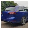 2Pcs/Set Gloss Black Rear Window Side Spoiler Fuard Trim Cover LH&RH Fit Compatible For VW Golf 7 Variant Wagon 2013 2014 2015 2016 2017 view 4