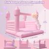 13FT Pink Bounce House-Commercial Inflatable Indoor Outdoor Bouncy Castle for Adults Bid Kids,100% PVC Bounce House with UL Blower for Birthday Wedding Party13.5x11.5x10FT view 2