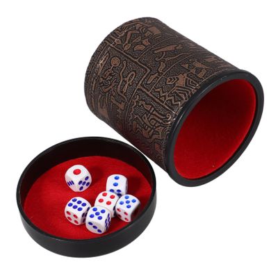 BCOATH 1Set Silent Dice Cup with Shaker for Bar Games Pub Fun Capacity Dice Holder for Dice Rolling Games Easy to Clean Design