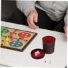 BCOATH 1Set Silent Dice Cup with Shaker for Bar Games Pub Fun Capacity Dice Holder for Dice Rolling Games Easy to Clean Design view 3