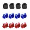 DYNWAVE 4Pcs Shock Cap Protector Pre Assembled Upgrade Metal Compatible Accessory for Brushless, Red view 3