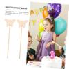 HOMOBABE Wooden Craft Wand DIY Set for Kids 10PCS Fairy Stick Painting and Graffiti Toys for Creative Art Projects and Activities view 4