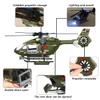 GreenToys Helicopter 15-in Military Airplane Toys for Kids with Hanging Basket Sounds and Lights for Boys Ages 3 4 5 6 7 view 4