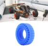 Beufee 4PCS Silicone Inserts Foam Rubber Insert, Scale Rc Crawler Replacement of Sponge Foams 3 Layers Hollow for 1 10 Rc Car 1.9 Inch Tire (Blue) view 2
