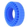 Beufee 4PCS Silicone Inserts Foam Rubber Insert, Scale Rc Crawler Replacement of Sponge Foams 3 Layers Hollow for 1 10 Rc Car 1.9 Inch Tire (Blue) view 3