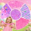 12 Pack Slimes, Pink Slime Kids, Clear Butter Cloud Slime kit for Girls Ages 8-12, for Kids Slime Party Favors Goodie Bag Easter Basket Stuffers, 4 5 6 7 8 9 10 Year Old Girl Birthday Gift Cute Stuff view 3
