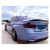 Black Spoiler Compatible For BMW F30 Carbon Paint Ducktail Wing 3 Series Sedan 2013-2018 Year Type PSM Rear Trunk Accessories(Glossy Black) view 3