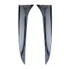 1 Pair Side Wing Trim Cover Glossy Black Car Rear Window Side Spoiler Canard Splitter Carbon Fiber Compatible For BMW X1 E84 2009-2015(Glossy Black) view 1