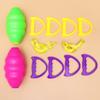 WHAMVOX 2Pcs Parent Outdoor Double Combination Pull Interactive Shuttle Ball for Fun Educational Activities Lightweight Pink Green view 4