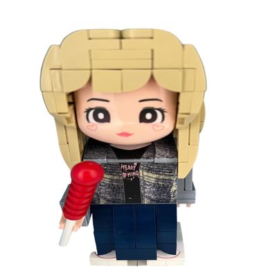 Customizable Building Block Figure - Single/Couple/Group Options - Free Design - Wedding Anniversary Birthday Gift (One Person)