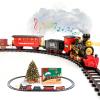 AuroTops Christmas Train Sets for Around The Tree,Kids Train Set Steam Trains for Boys Girls,Sounds & Lights, for Kids 4 5 6 7 8 + Years Party Favors Party Decorations view 1