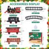 AuroTops Christmas Train Sets for Around The Tree,Kids Train Set Steam Trains for Boys Girls,Sounds & Lights, for Kids 4 5 6 7 8 + Years Party Favors Party Decorations view 2