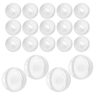 RORPOIR 30Pcs Rattle Box Bells for Pets DIY Interactive Inserts Clear Squeakers for Auditory Stimulation for Home Nursery Fun