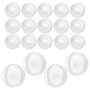 RORPOIR 30Pcs Rattle Box Bells for Pets DIY Interactive Inserts Clear Squeakers for Auditory Stimulation for Home Nursery Fun view 1