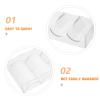 BESPORTBLE 2Pcs Acrylic Poker Chip Racks Capacity Transparent Organizer for Home Parties Clear Poker Chip Holder for Game Efficiency and Easy Viewing view 3