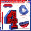 16 Inch Number 4 Spider Pinata for 4th Birthday Party Decorations Spider Party Favors, Spider Pinata with Stick Blindfold Confetti for 4th Birthday Party Supplies, Fiesta, Anniversary Celebration view 3